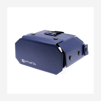 4smarts Basic Portable Universal VR Glasses Made of PU Leather navy