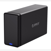 ORICO NAS για 2x 3.5 HDD NS200RU3 USB 3.0, 5Gbps, έως 32TB, μαύρη