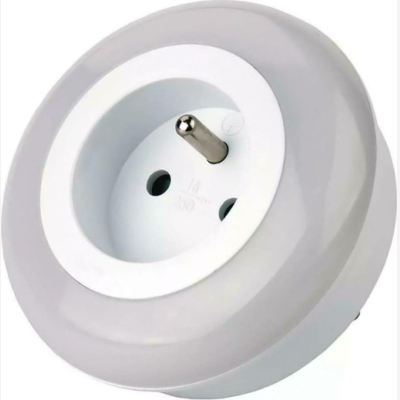 EMOS LED φωτιστικό νυκτός P3307, schuko, με αισθητήρα φωτός, λευκό | P3307