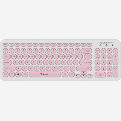 Alcatroz Wireless Keyboard JellyBean A200 - White/Peach